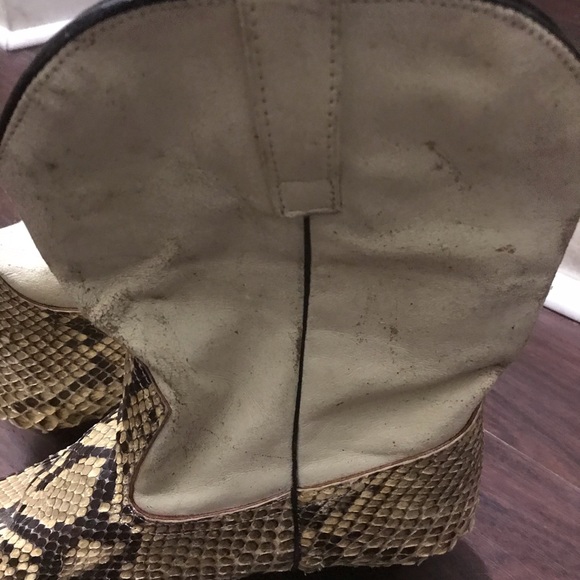 Handcrafted Snake Skin Boots - Picture 4 of 8